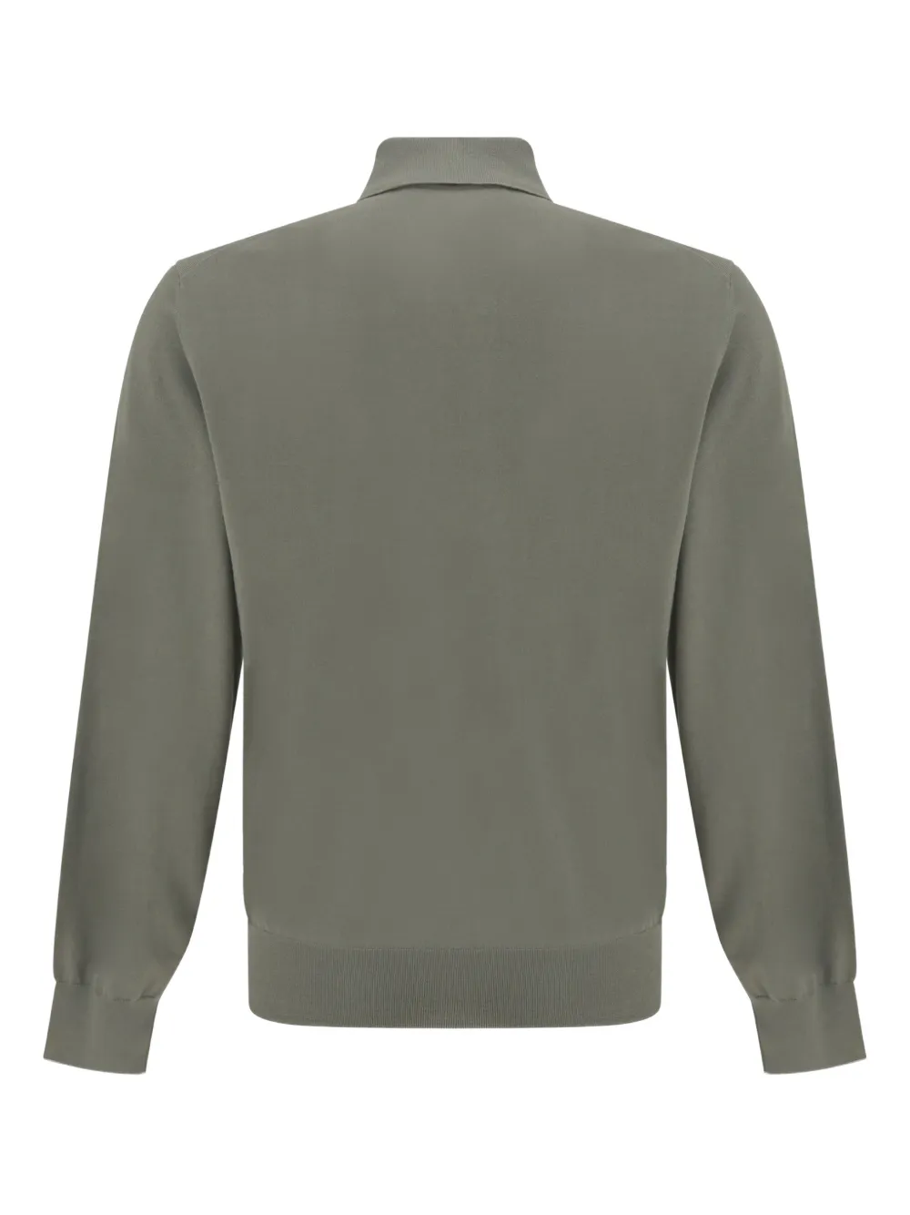 Brunello Cucinelli Gebreid poloshirt - Groen