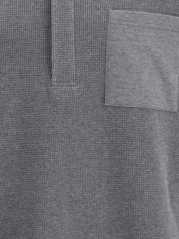 Thom Browne パッチポケット ポロシャツ | グレー | FARFETCH JP