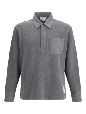 JW Anderson long-sleeve Polo Shirt | Grey | FARFETCH PH