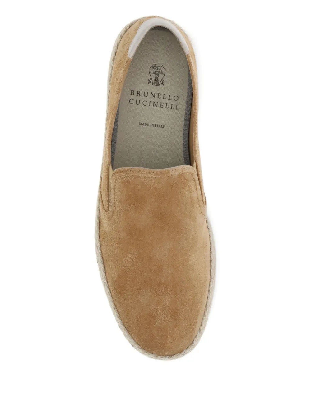 Brunello Cucinelli Suède espadrilles Beige