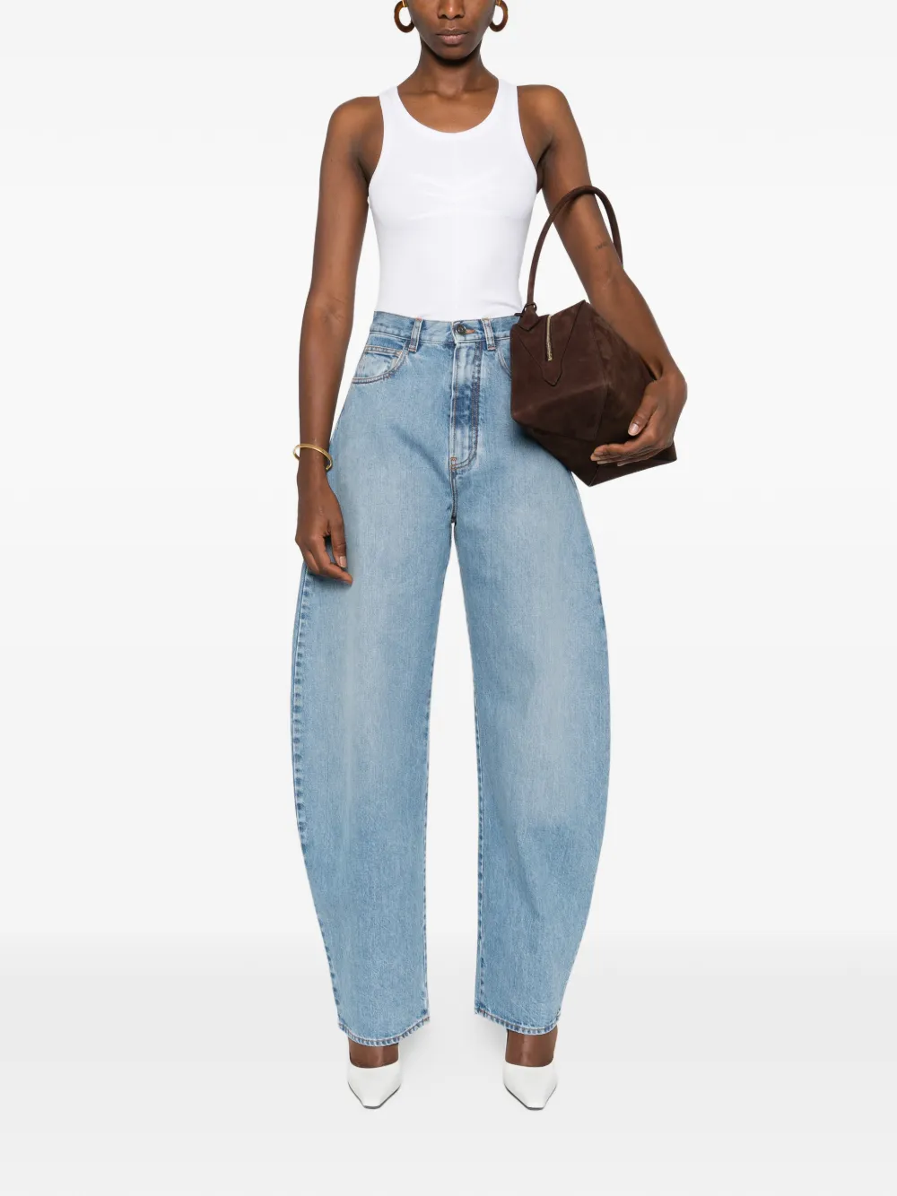 Alaïa camiseta con escote redondo | Chalecos y camisetas | Image 2