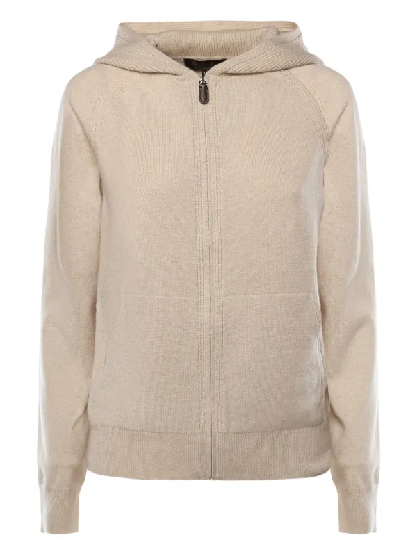 Loro Piana Merano Hoodie in Neutrals