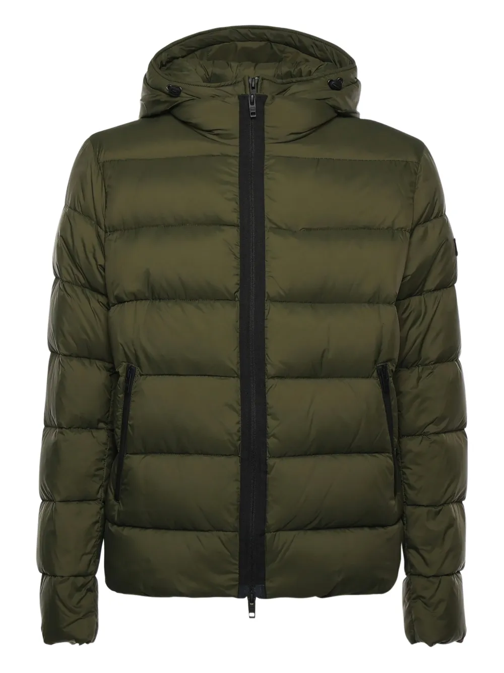 Fay hooded quilted jacket - Verde
