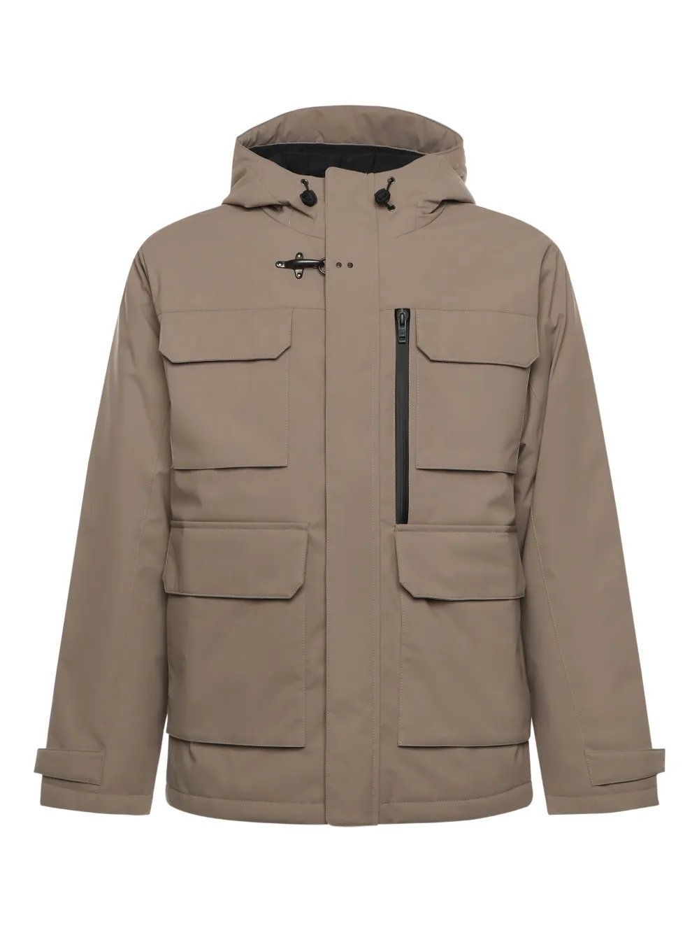 Fay patch-pocket hooded jacket | neutro | Image 1