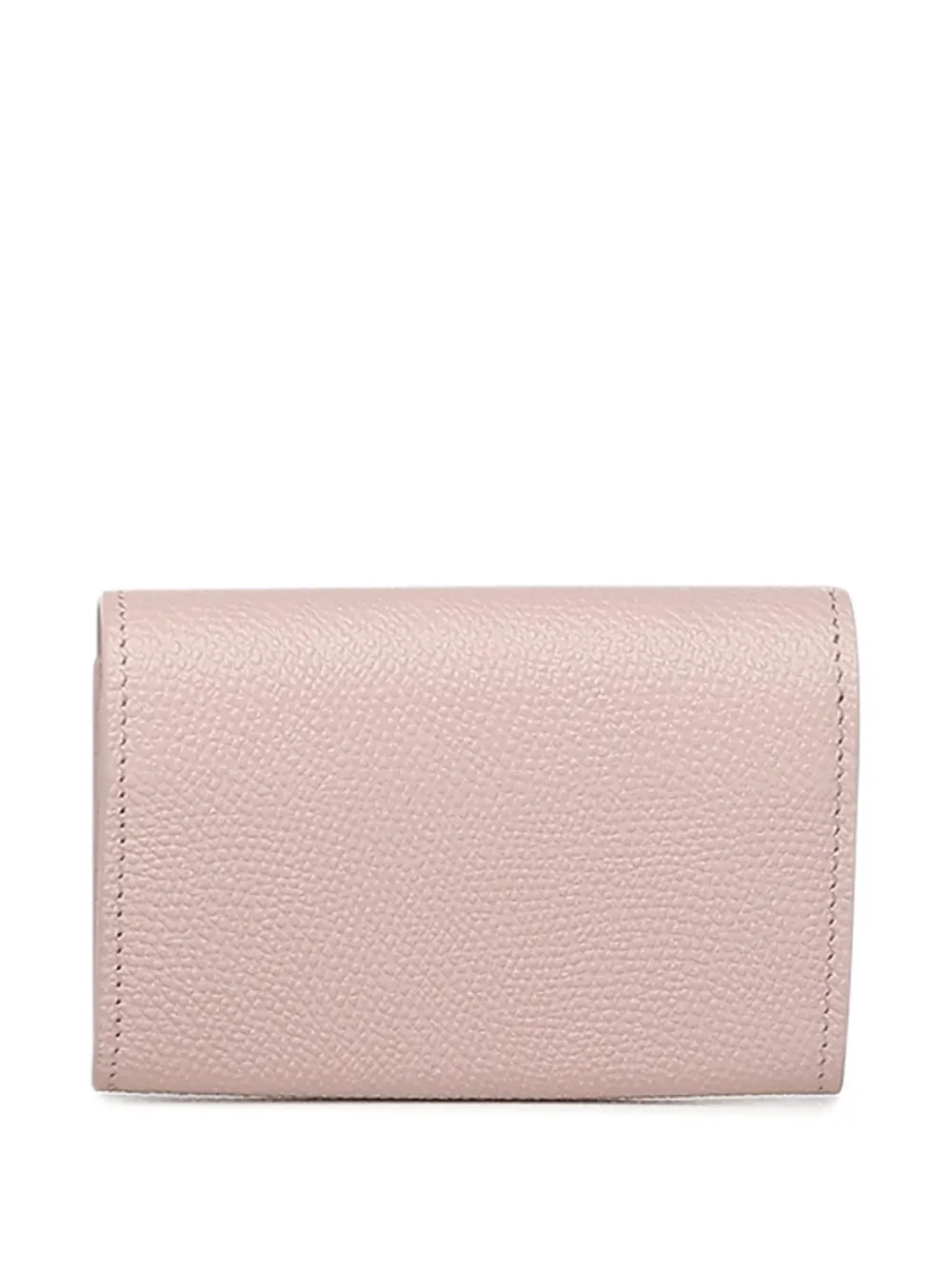 Valentino Signature Vlogo Wallet In Pink