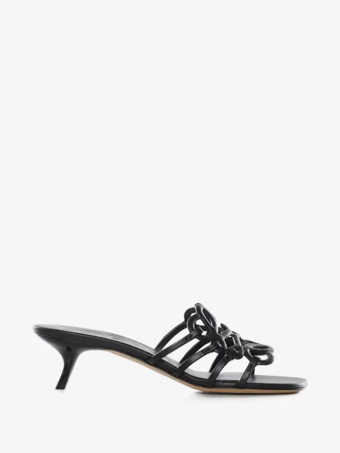 LOEWE Anagram knotted heeled sandals