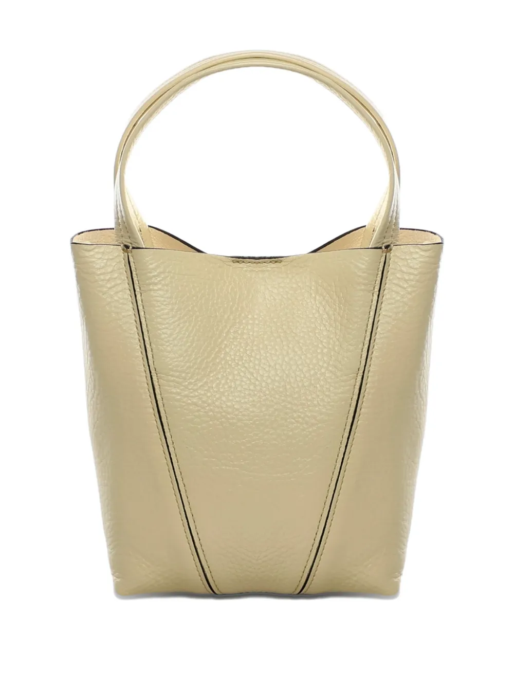 Chlo&eacute; Spin schoudertas met bedel - Beige