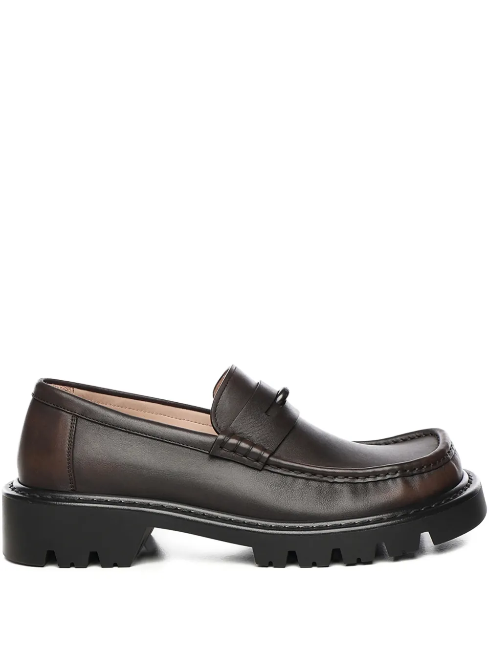 LOEWE 40mm Sierra lug-sole loafers | Brown | Image 1