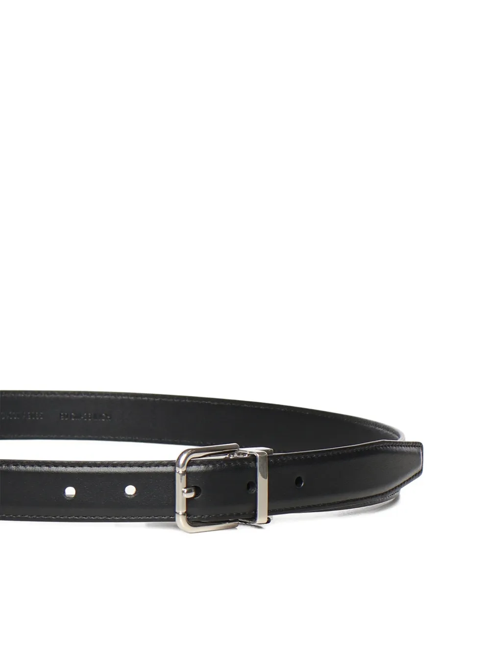  Dolce & Gabbana Logo-lettering Belt - Black 