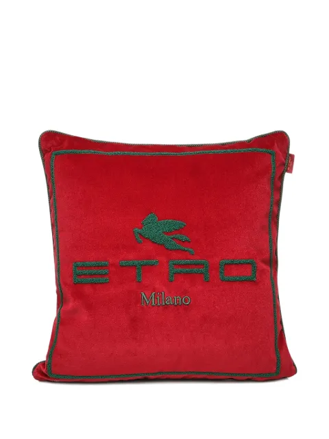 ETRO HOME logo-embroidered cushion (45cm x 45cm)