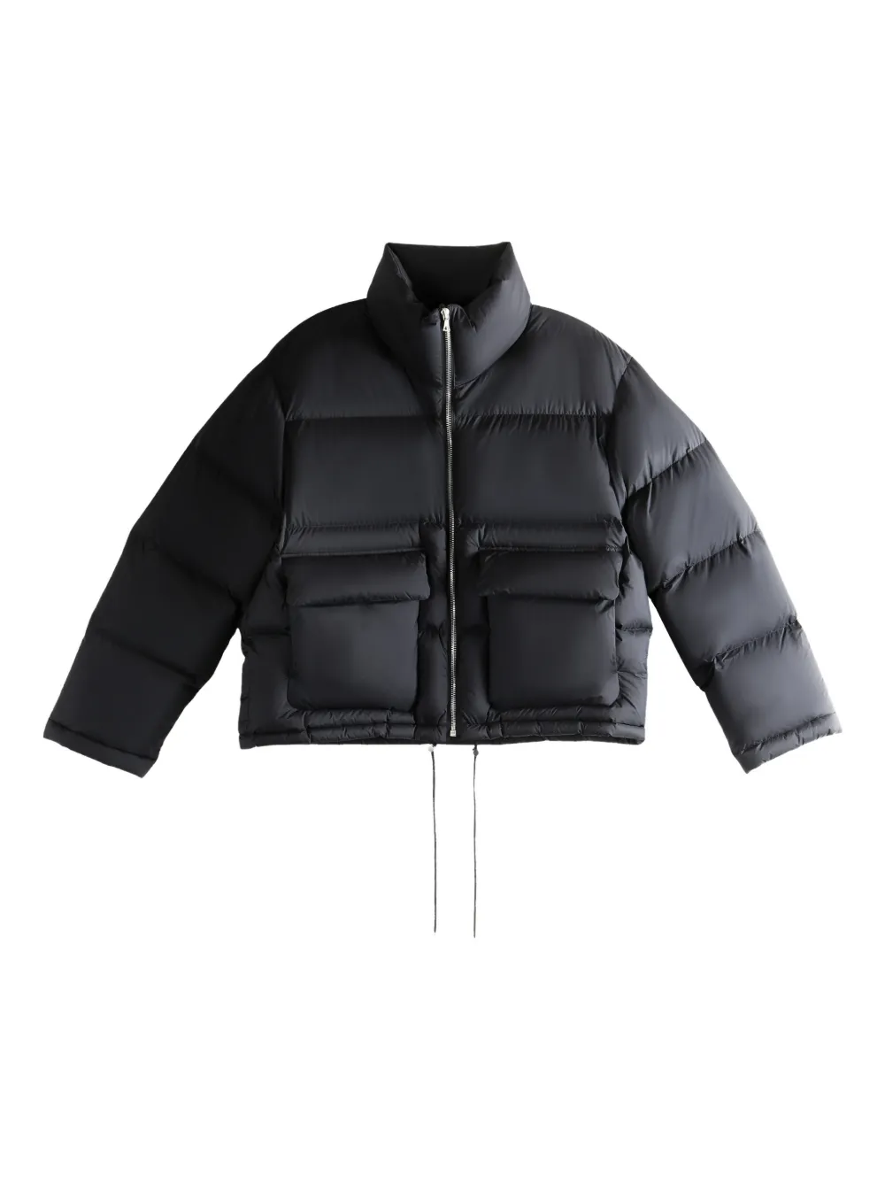 Auralee flap-pocket puffer jacket - Nero