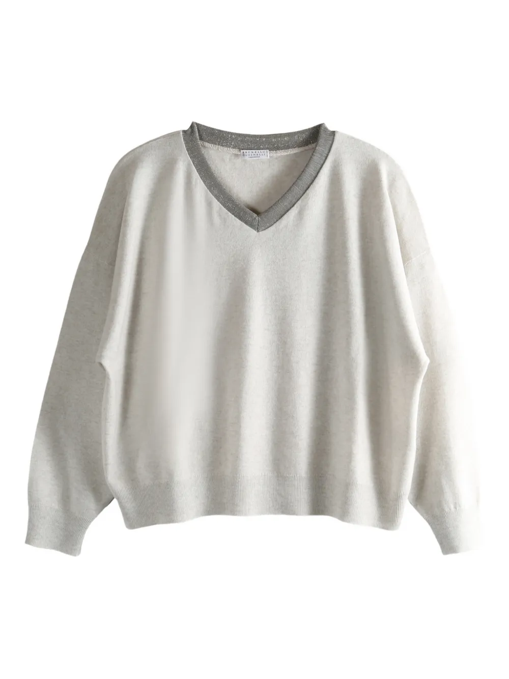 Brunello Cucinelli V-neck sweater - Neutrals