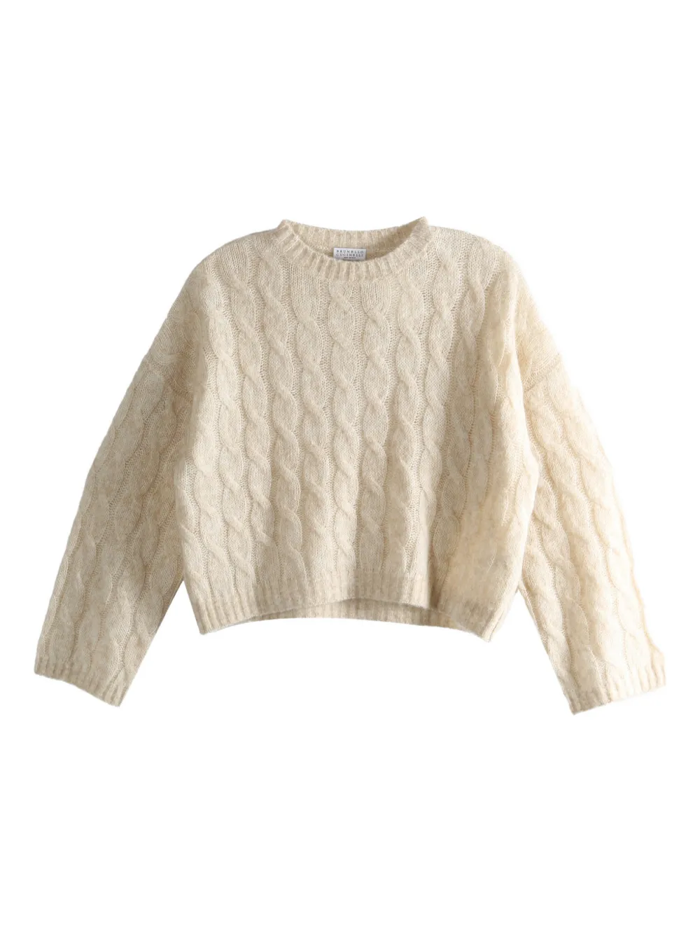 Brunello Cucinelli cable-knit sweater - Toni neutri