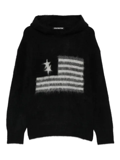 COLE BUXTON hoodie con motivo de bandera