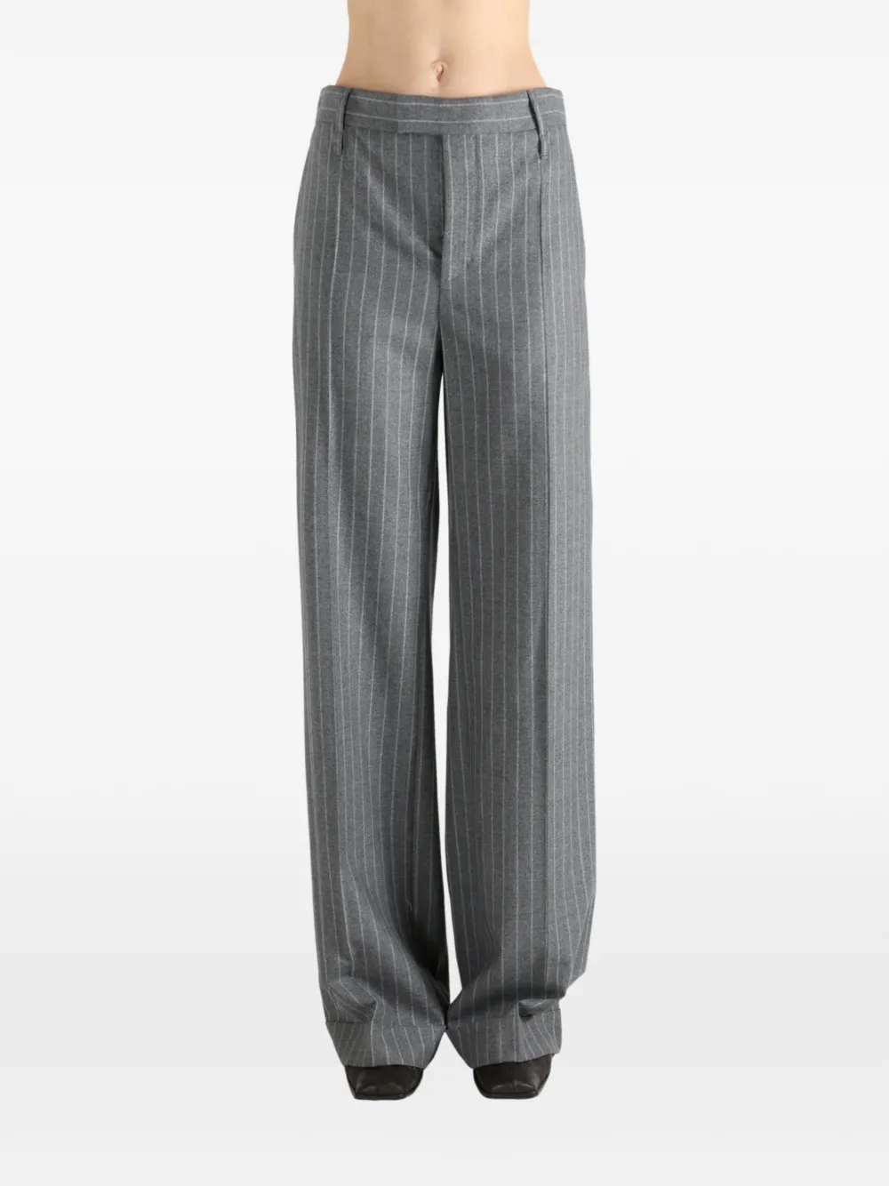 Brunello Cucinelli pinstripe trousers - Grijs