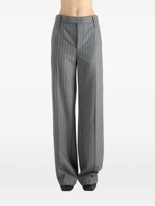 Brunello Cucinelli ピンストライプ パンツ | グレー | FARFETCH JP