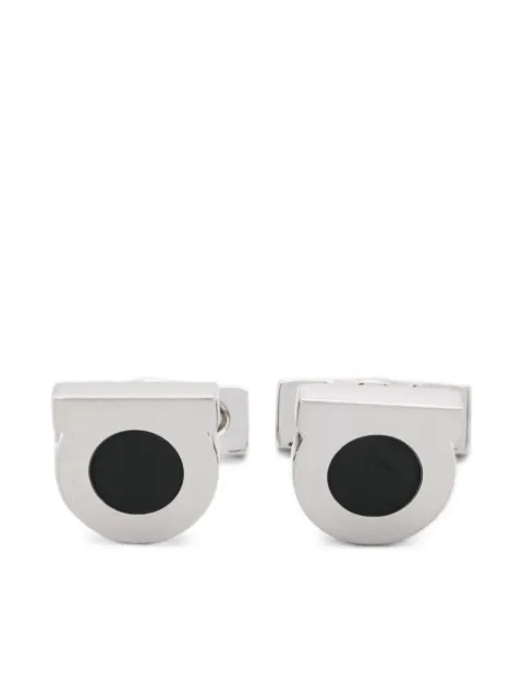 Ferragamo logo cufflinks