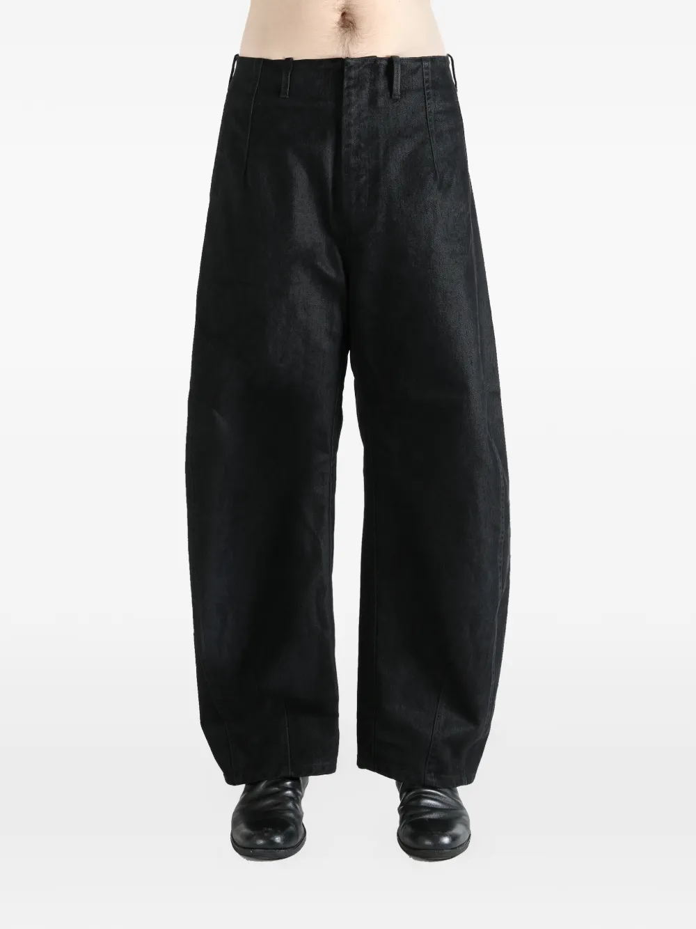 Omar Afridi wide-leg trousers - Zwart