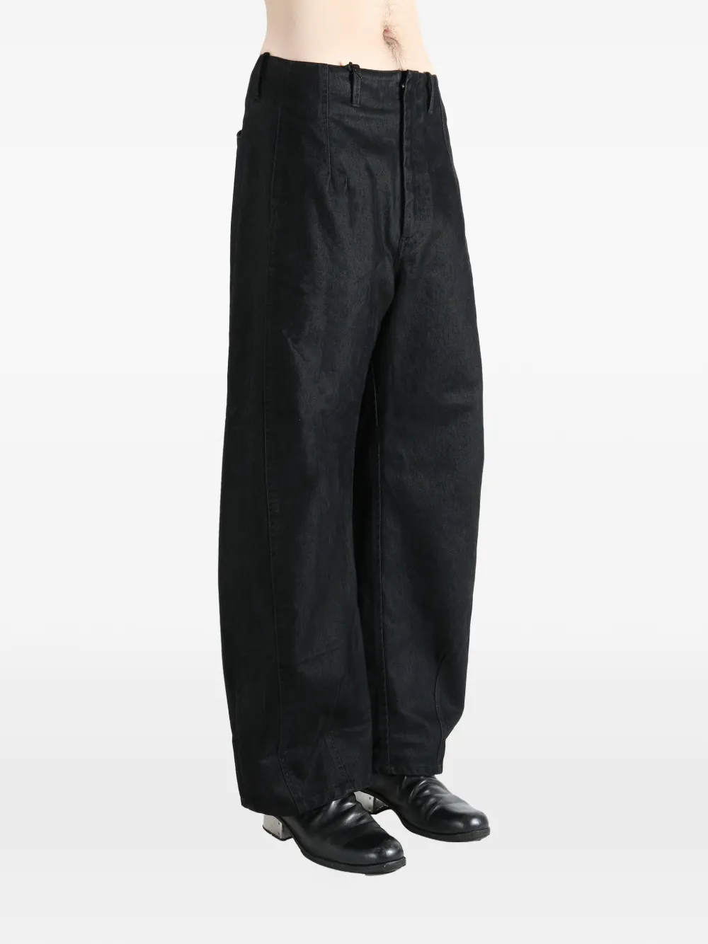  Omar Afridi Wide-leg Trousers - Black 