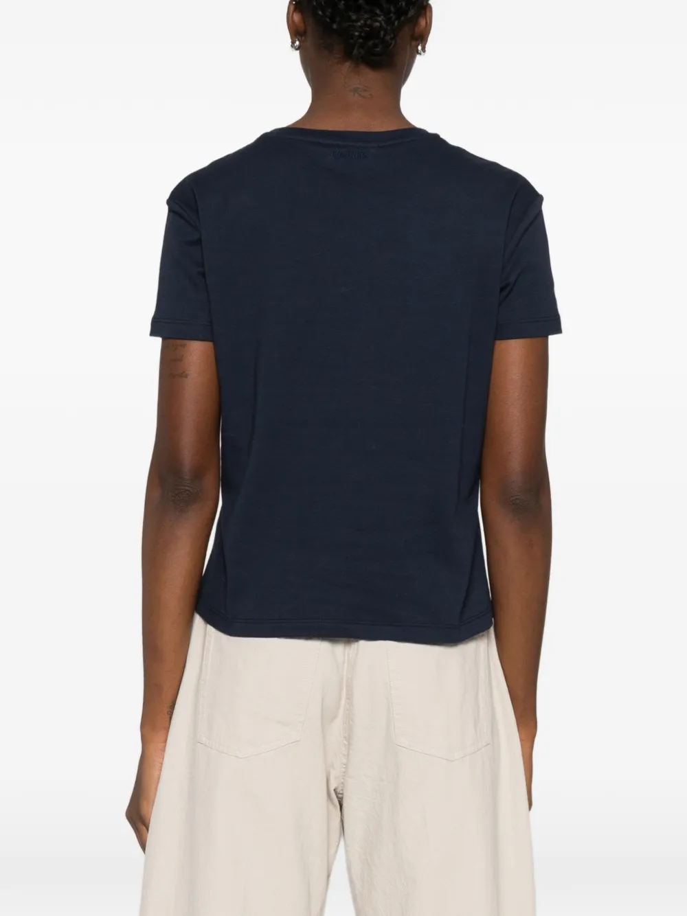 'S Max Mara T-shirt met borduurwerk Blauw