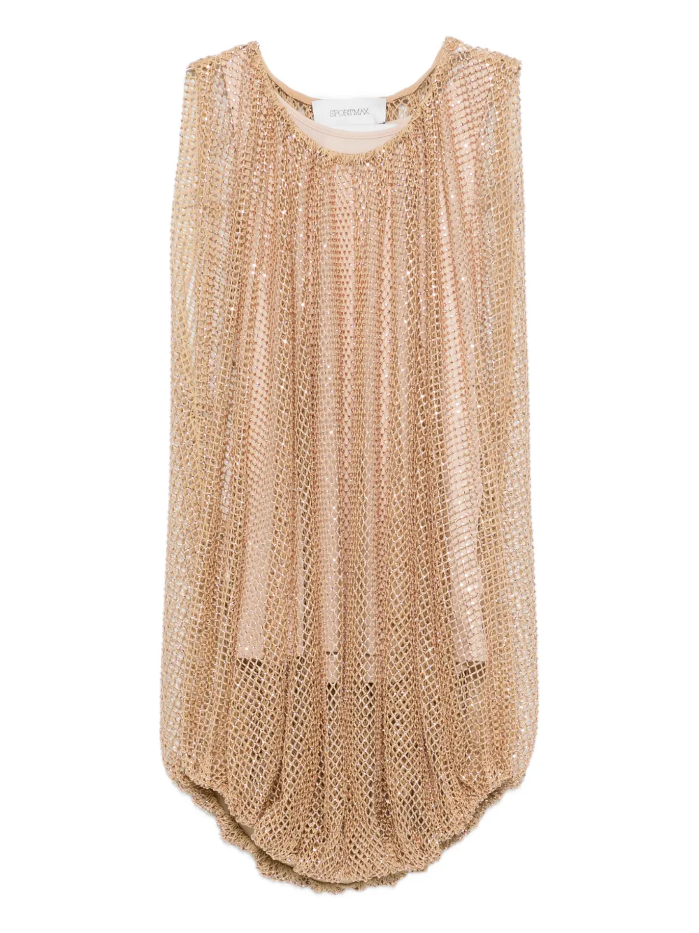 Sportmax Top SPXNODO con arricciatura - Toni neutri