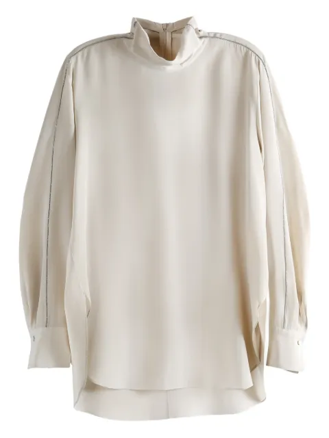 Brunello Cucinelli long-sleeve blouse