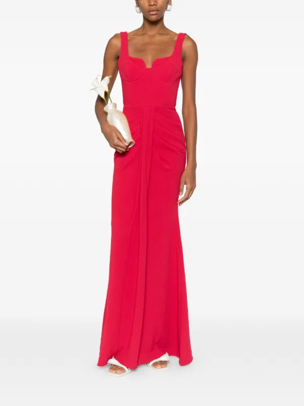 open lace back dress Sundia Midi Dress