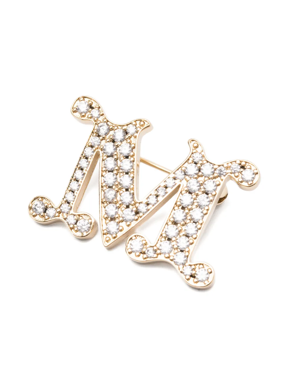 Max Mara embellished initial brooch | Image 2