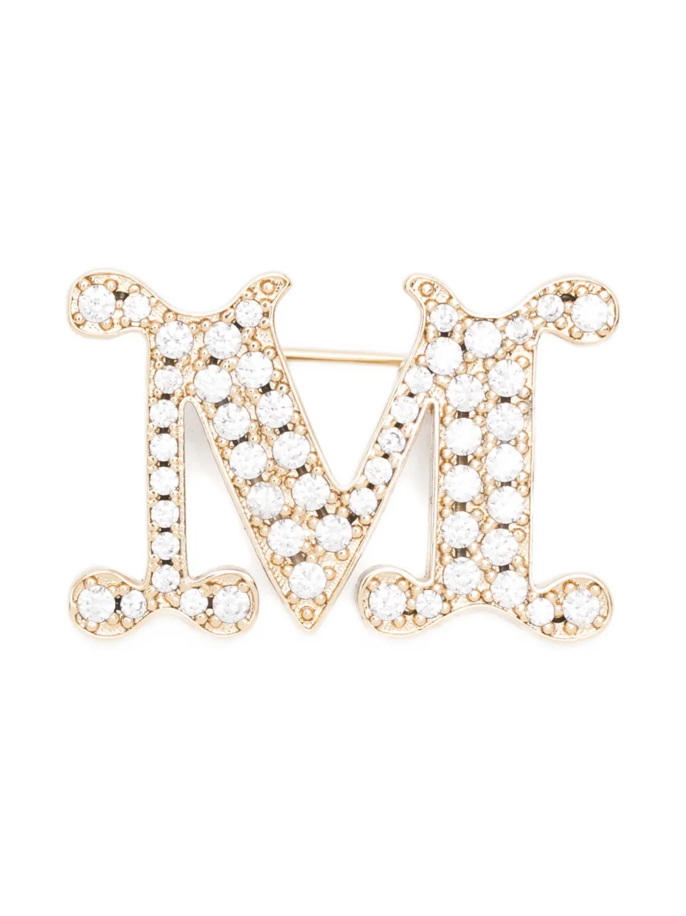 Max Mara embellished initial brooch | or | Image 1