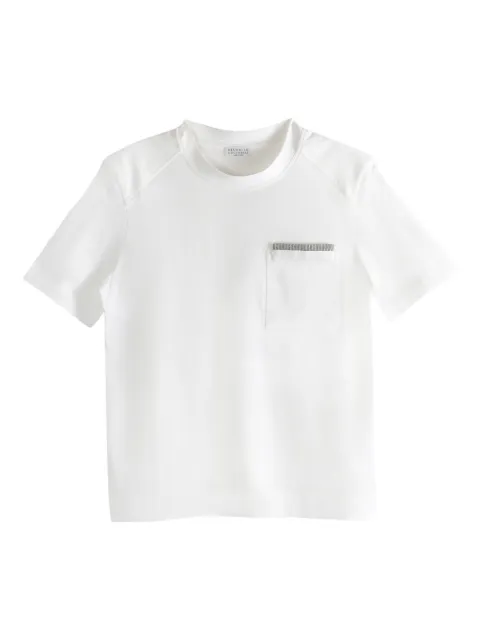 Brunello Cucinelli T-shirt med brystlomme
