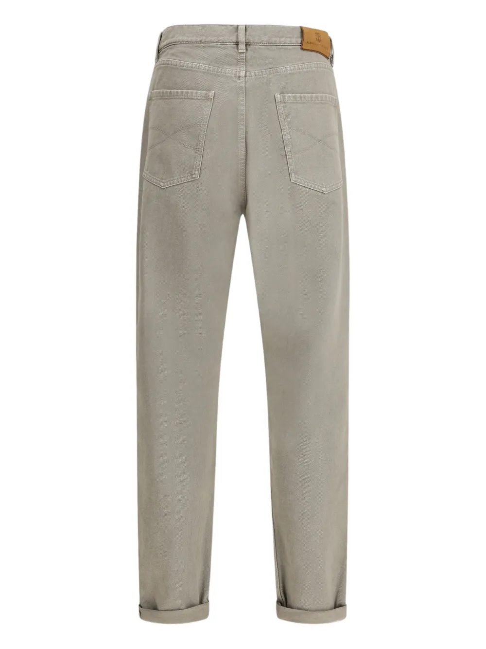 Brunello Cucinelli Iconic Fit five-pocket jeans | Grey | Image 1