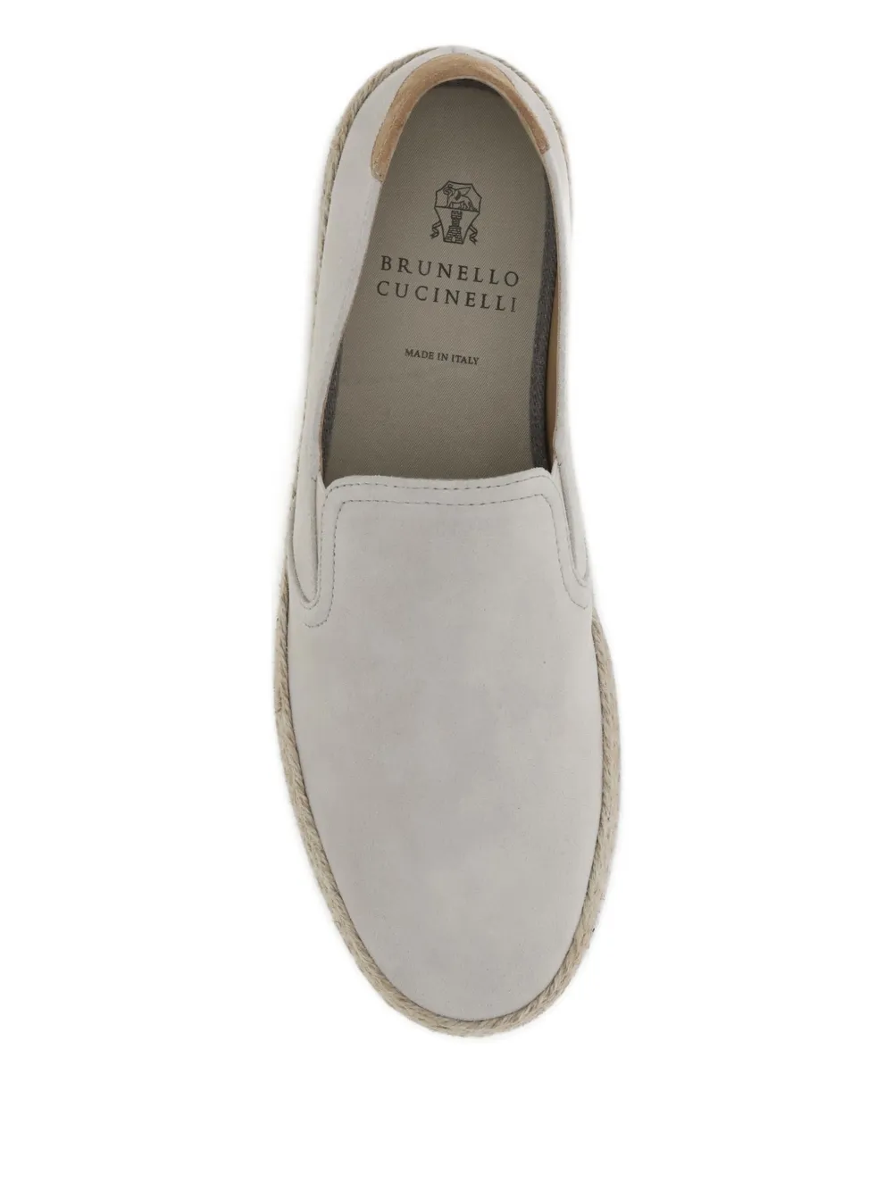 Brunello Cucinelli Suède espadrilles Beige