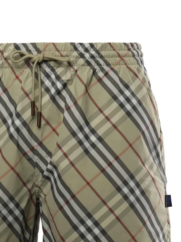 Burberry チェック トランクス水着 | ニュートラル | FARFETCH JP