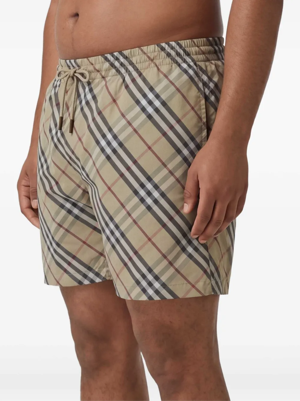 Burberry Shorts met trekkoordtaille Beige