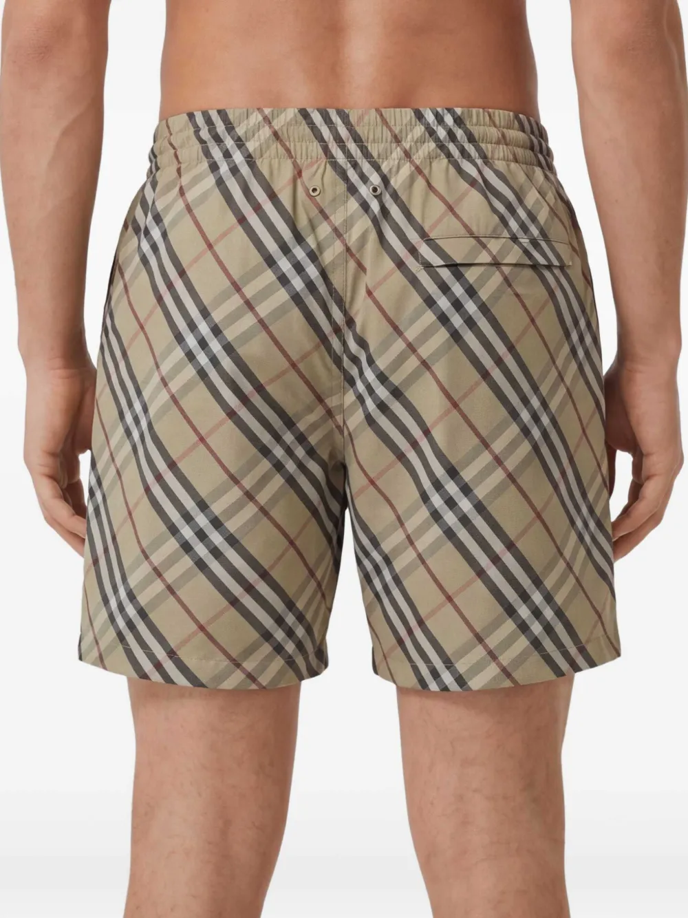 Burberry Shorts met trekkoordtaille Beige