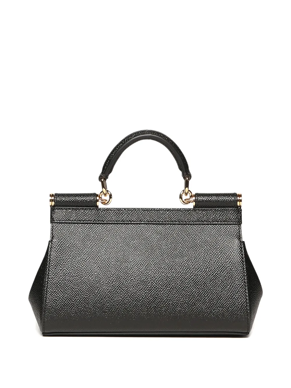 Dolce & Gabbana Small Sicily Tote Bag In Black