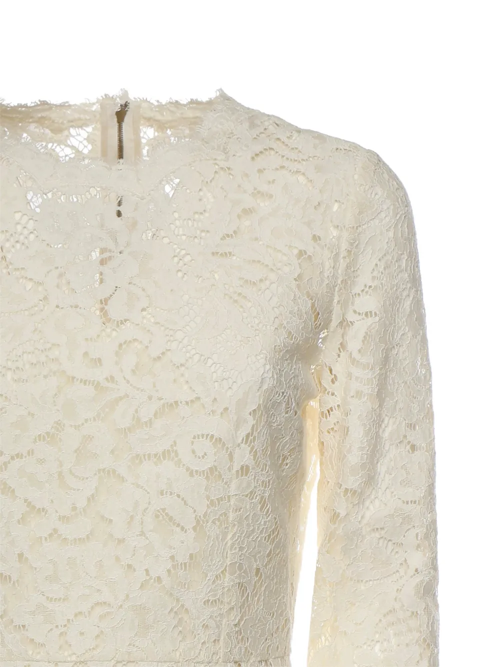 Dolce & Gabbana Kanten jurk Beige