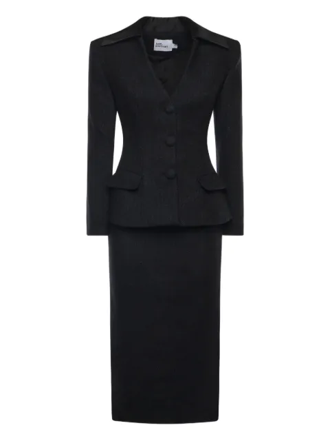 Self-Portrait long-sleeve midi dress