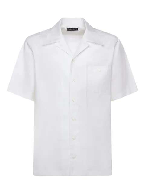 Dolce & Gabbana chest-pocket revere shirt