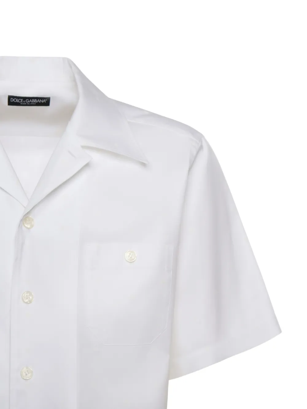 Dolce & Gabbana Overhemd met borstzak Wit