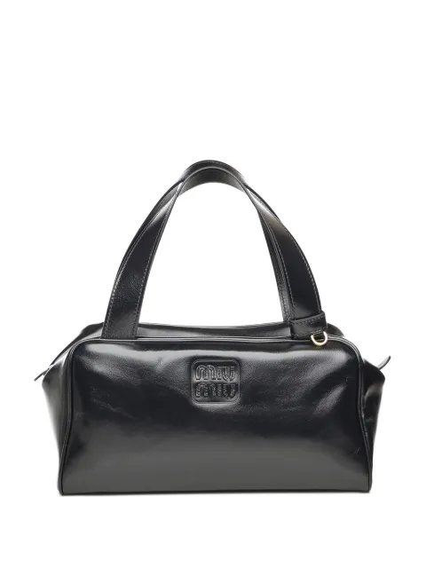 Miu Miu logo-patch handbag
