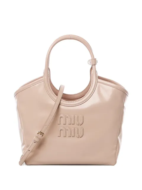 Miu Miu top-handle logo tote bag