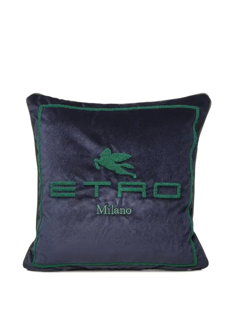 ETRO HOME logo-embroidered cushion (45cm x 45cm)