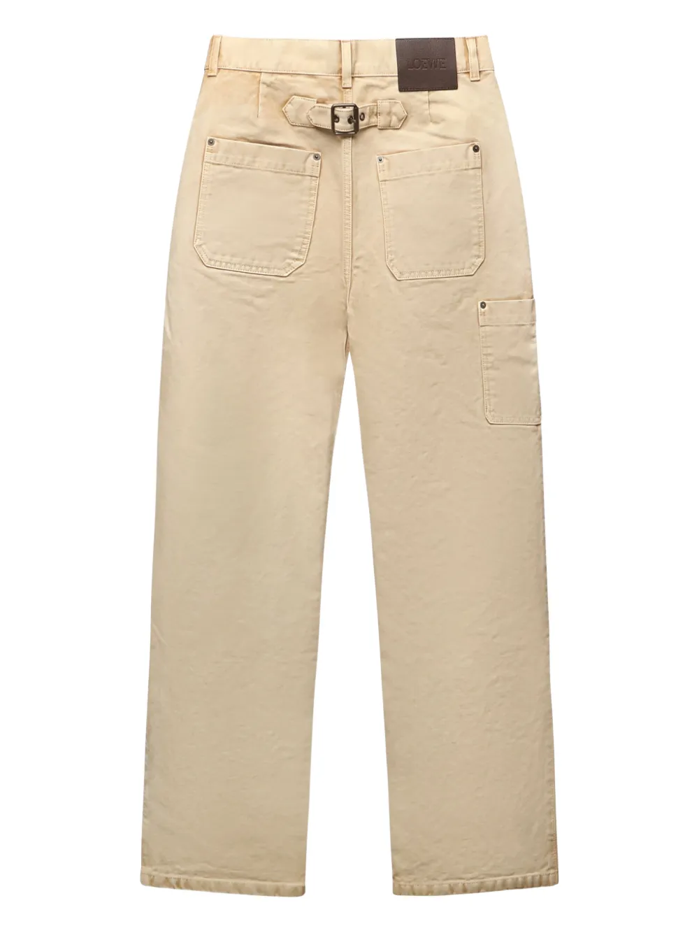LOEWE cotton trousers - Beige