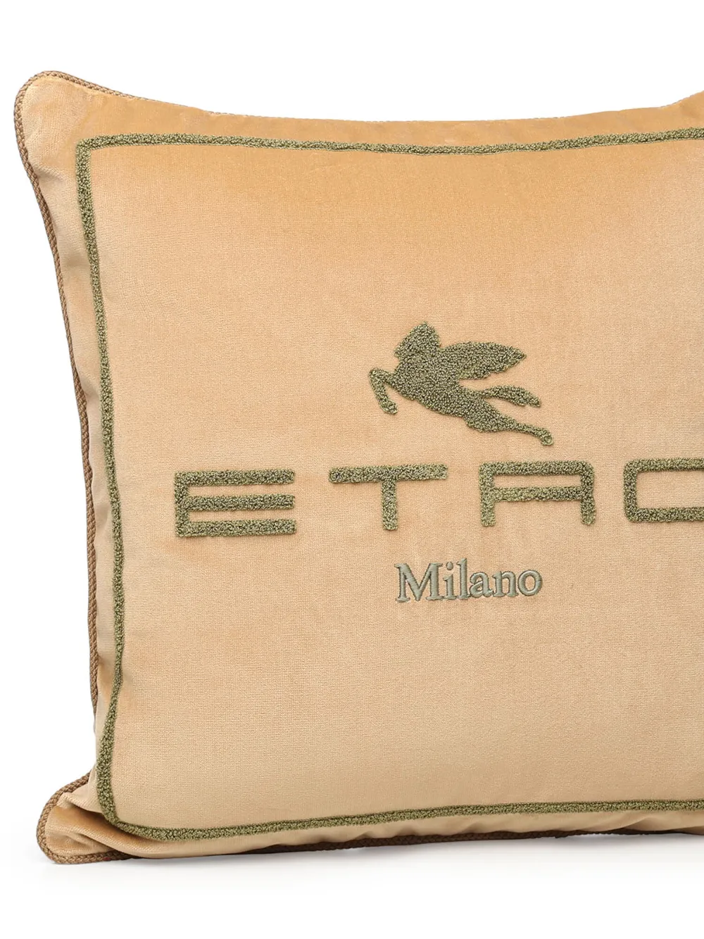 Etro Home Logo-detail Cushion (45cm X 45cm) In Neutral