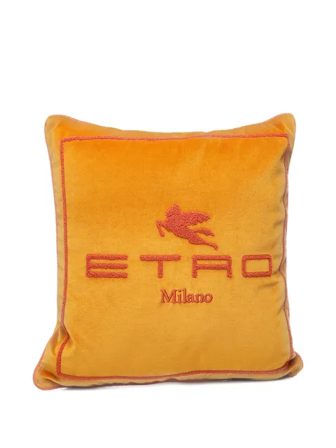ETRO HOME logo-detail cushion (45cm x45cm)