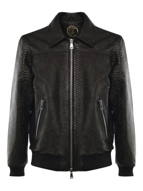 Giuliano Galiano zip-pocket leather jacket