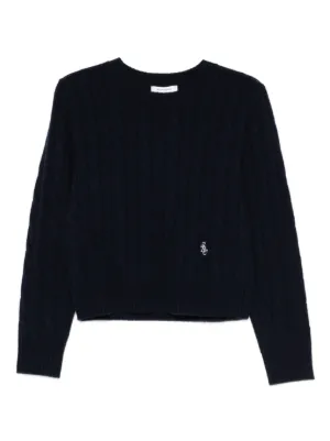 Officine Generale Cashmere Sweater | Blue | FARFETCH