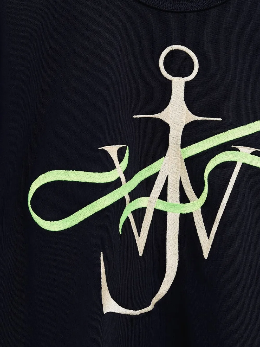 JW Anderson T-shirt met ankerprint Blauw