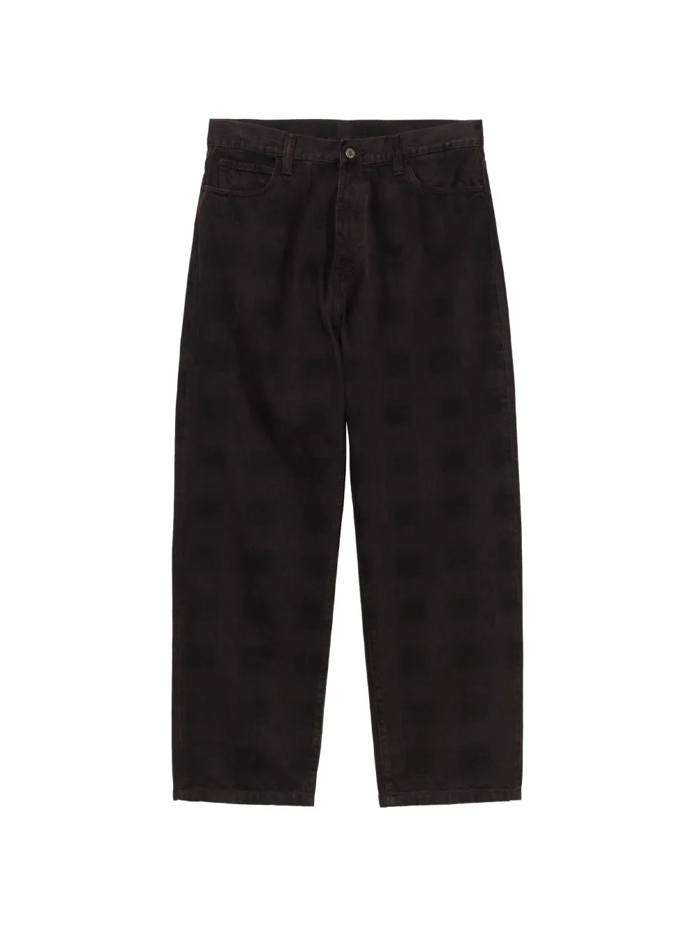 Carhartt WIP Jeans Everson a quadri - Nero